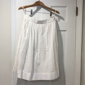 Kate spade cotton eyelet skirt size 8